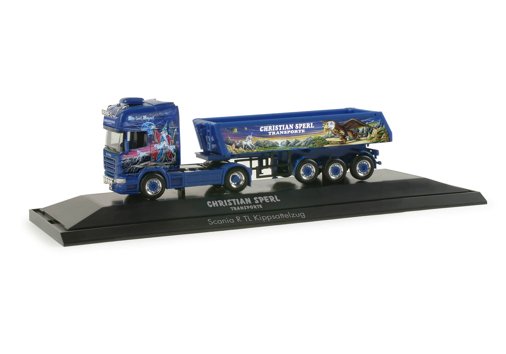 Scania R TL dump semitrailer truck "Sperl"