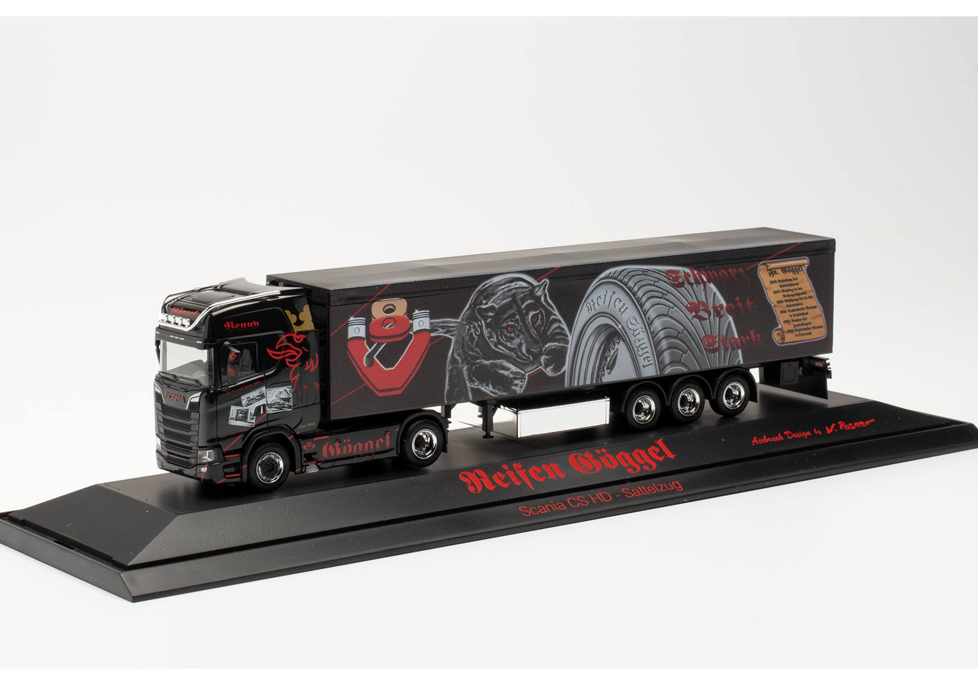 Scania CS 20 HD Schubboden-Sattelzug „Reifen Göggel“