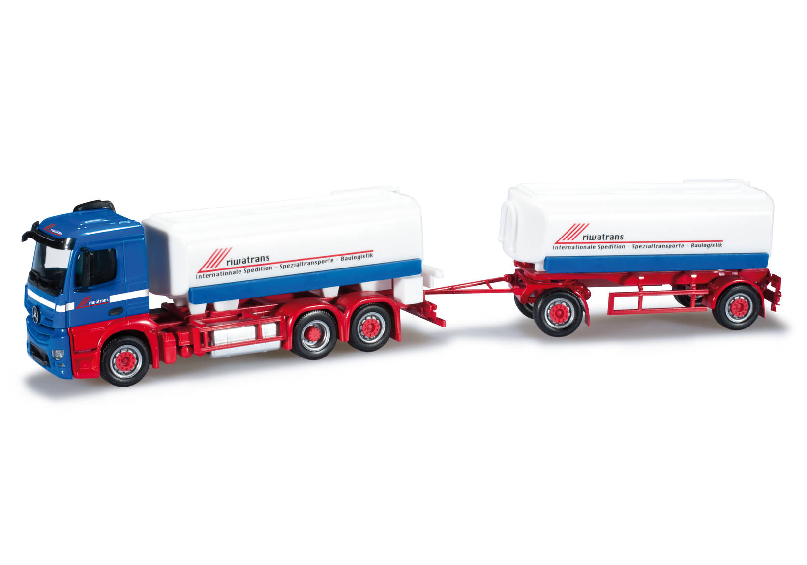Mercedes-Benz Antos M fuel tank trailer "Riwatrans"