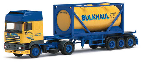 DAF 95 500 SSC Tankcontainer saddle train 20 'tank container 2a/3a