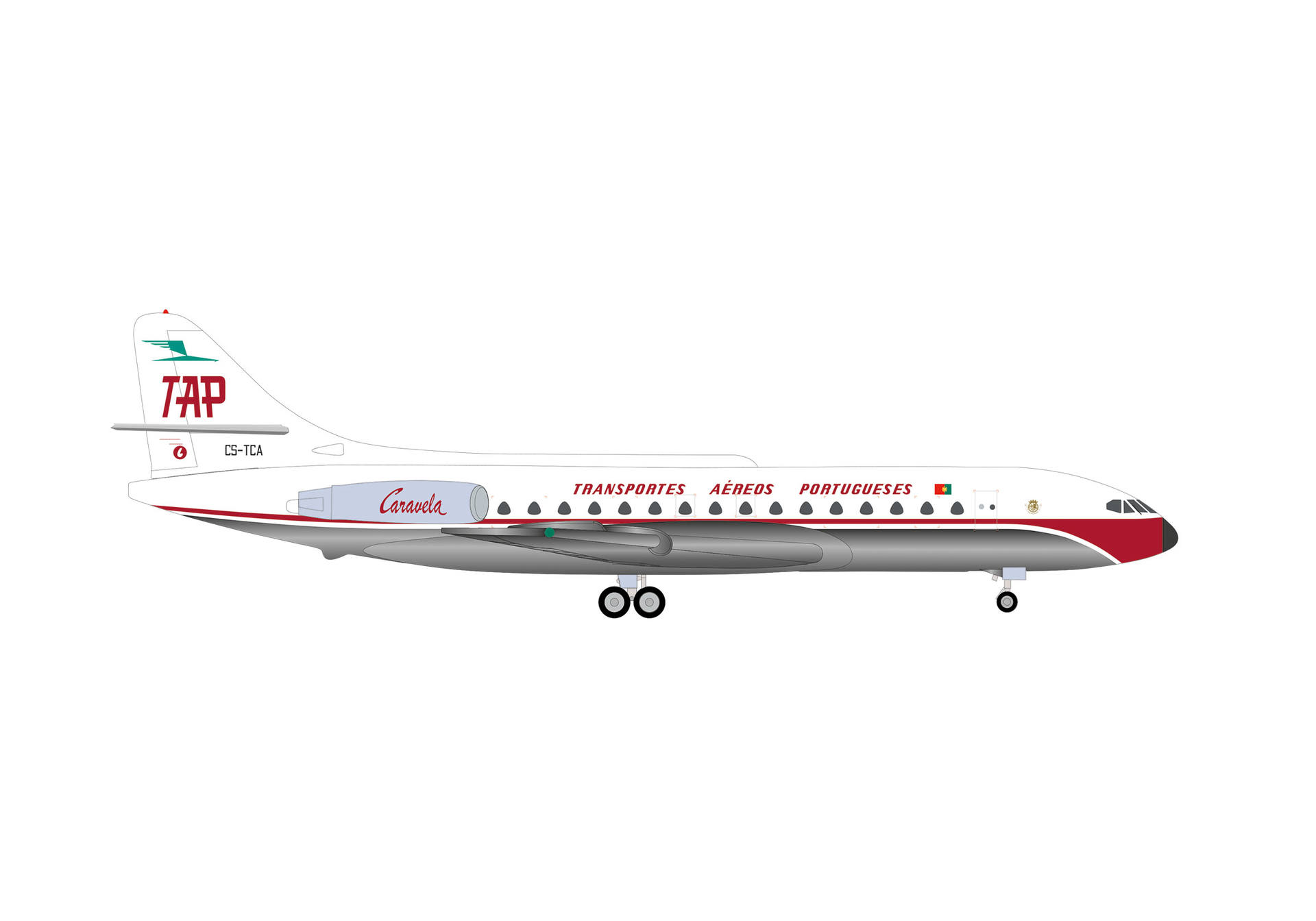 TAP Air Portugal Sud Aviation Caravelle – CS-TCA