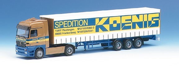 Mercedes-Benz Actros LH Curtain Planner Saddle Train 2a/3a