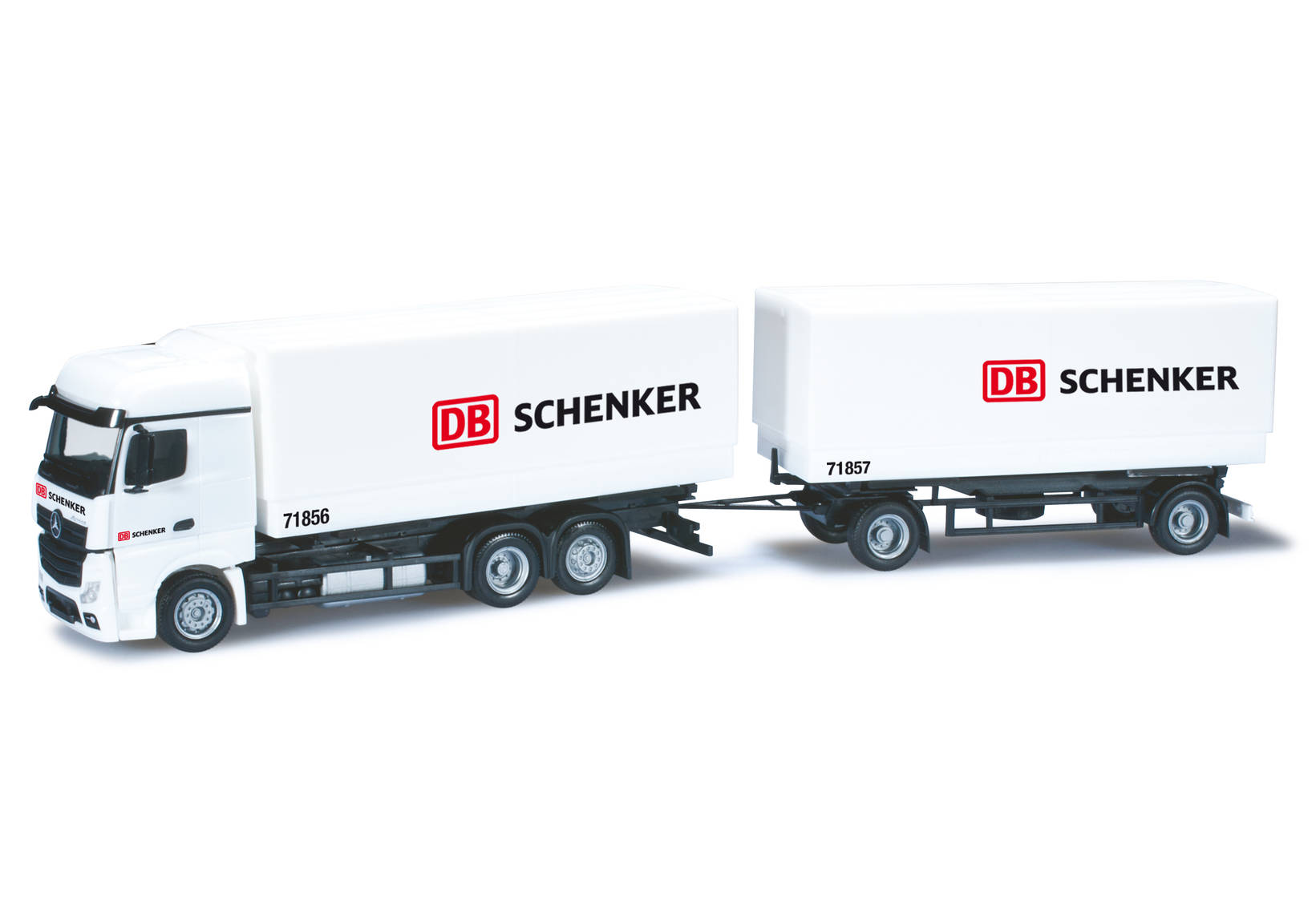 Mercedes-Benz Actros Bigspace interchangeable platform trailer "Schenker"