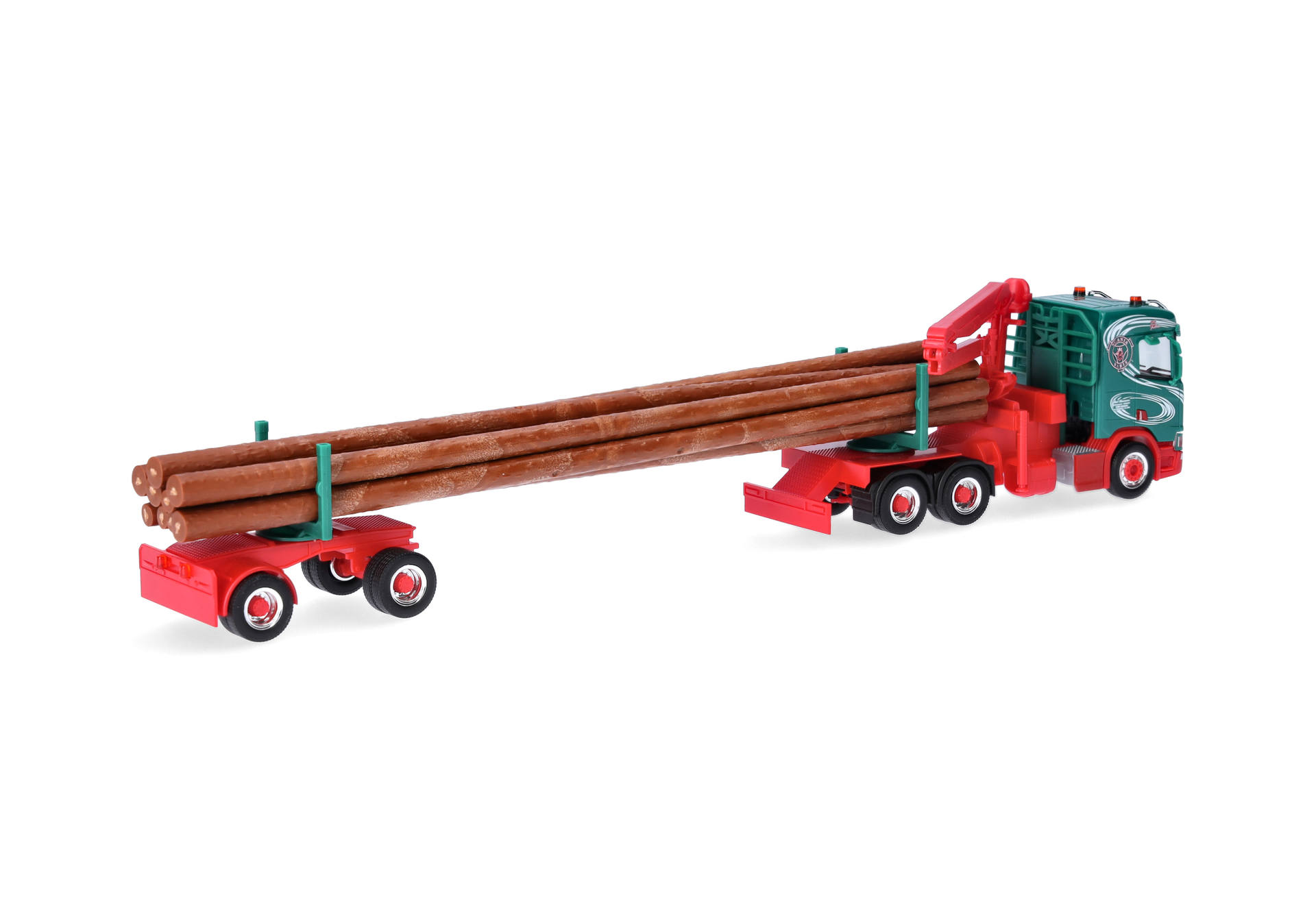 Scania CR 20 low roof wood transporter "Hammann"