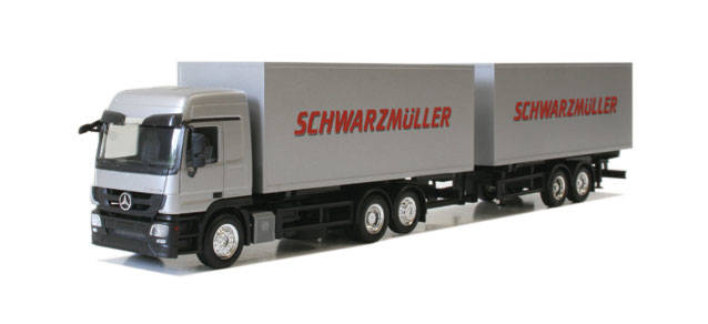 Mercedes-Benz Actros L interchangeable box trailer "Schwarzmüller"