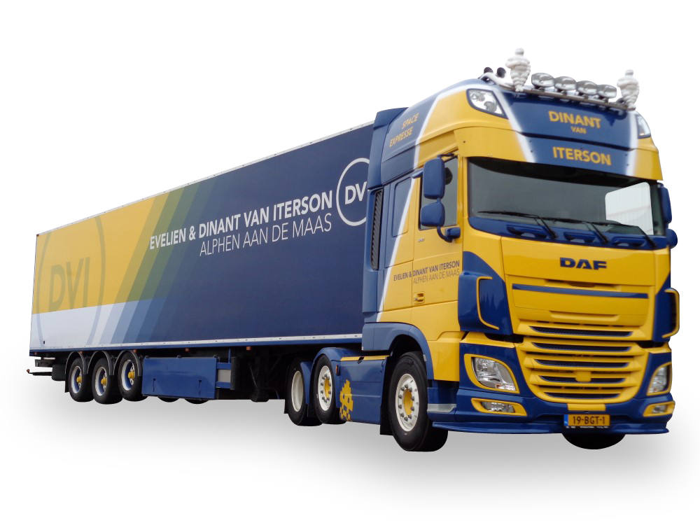 DAF XF Euro 6 SSC 6x2 refrigerated semitrailer "Dinant v. Iterson"
