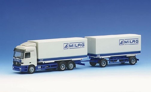 Mercedes-Benz Actros L Exchange platform/tarpaulin train 3A/2A