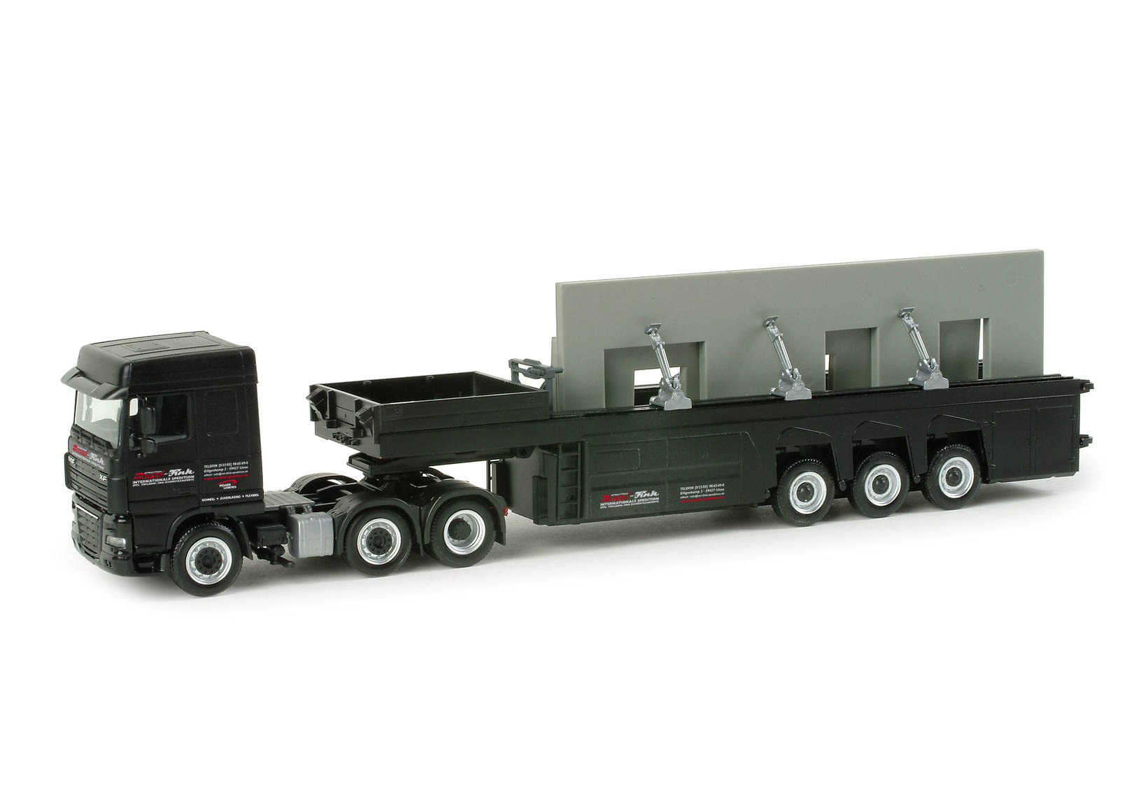 DAF XF 105 SC Betonteiletransporter "Rot-Fink"