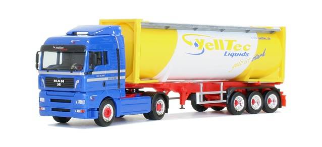 MAN TGA XLX Tankcontainer-Sattelzug "Stermann/Yelltec"