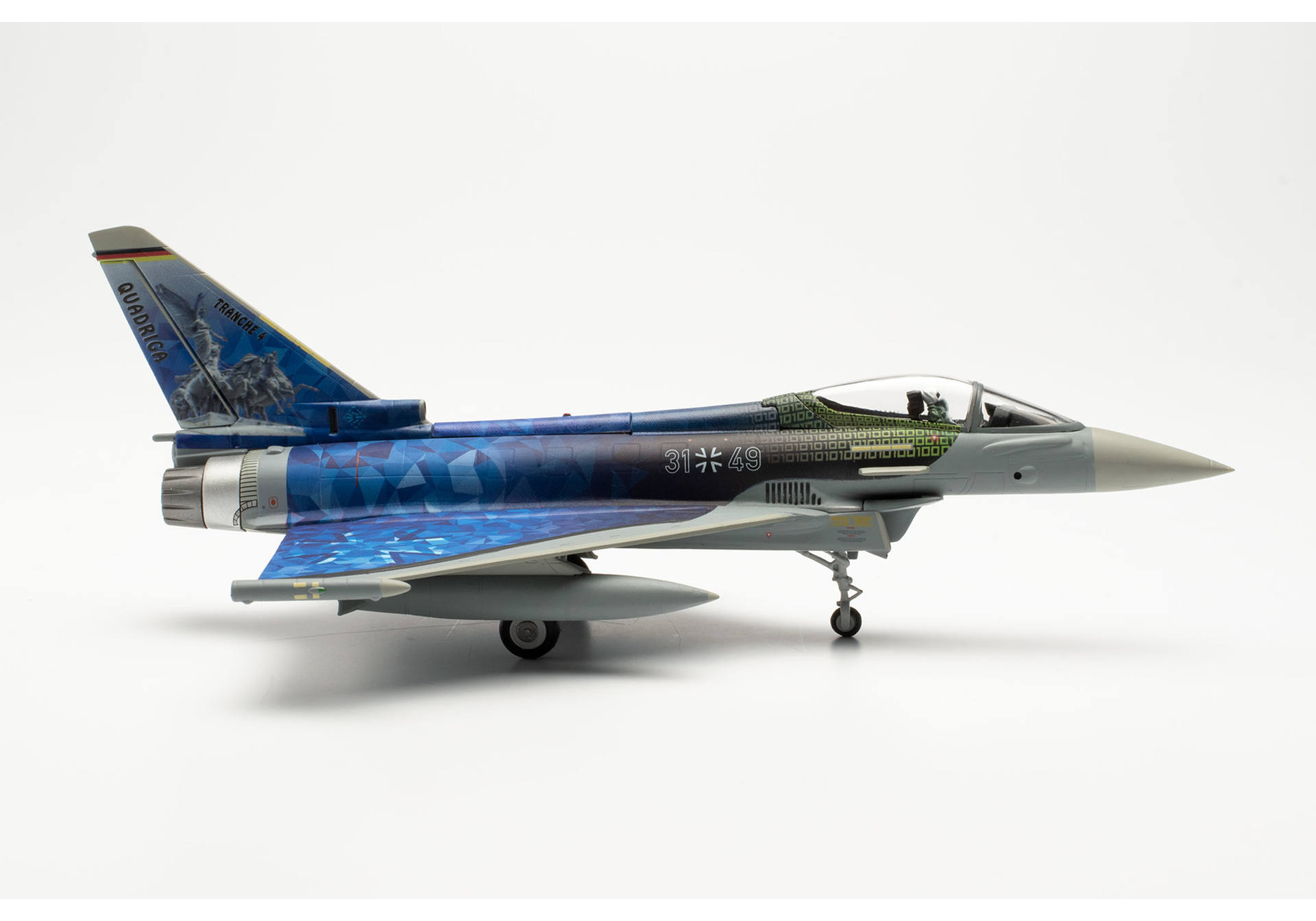 Luftwaffe Eurofighter Typhoon - TaktLwG 31 (Tactical Wing 31) , Nörvenich Air Base “Quadriga” – 31+49