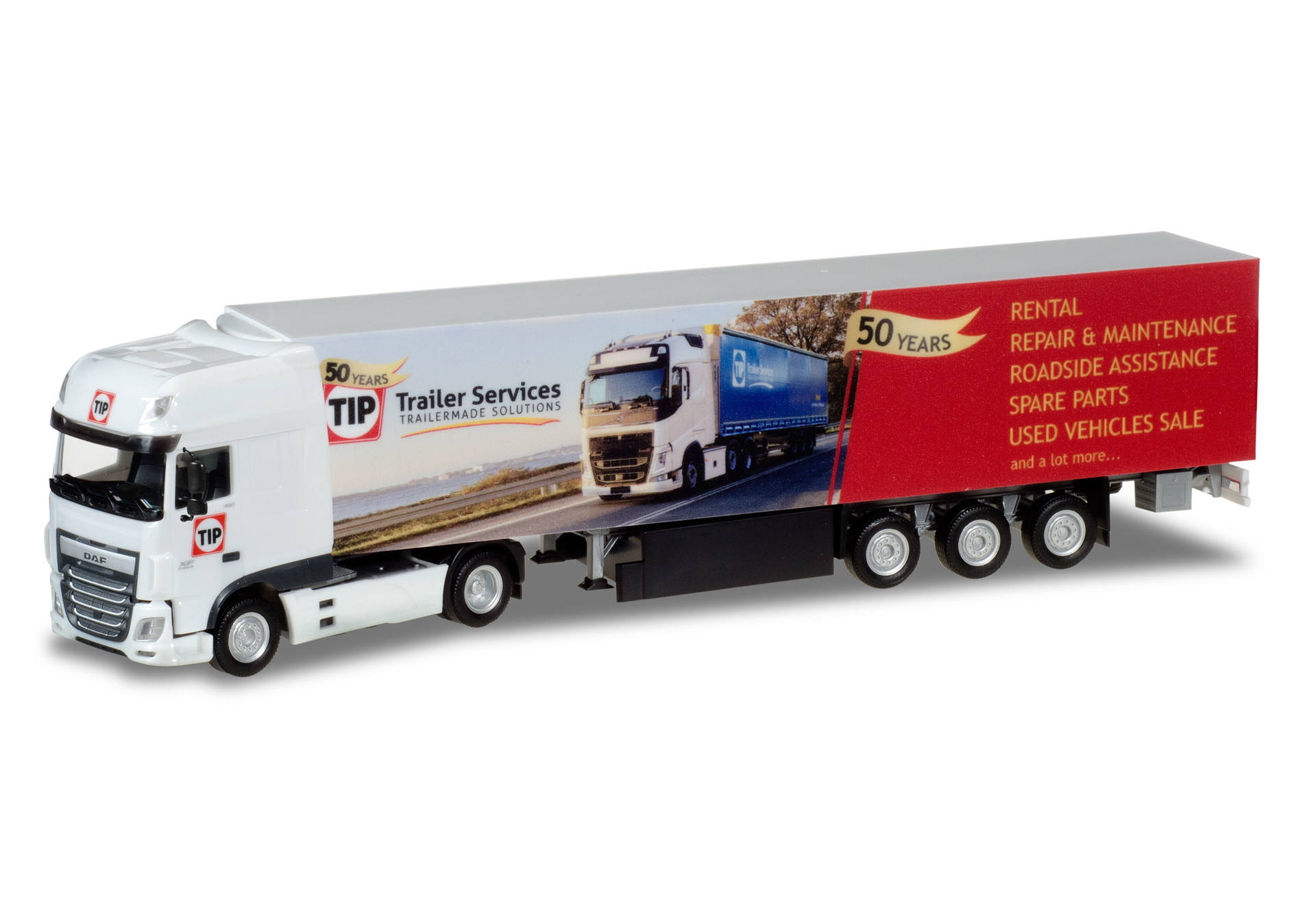 DAF XF SSC refrigerated semitrailer "TIP"