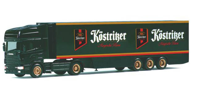 Scania TL refrigerated box semitrailer "Köstritzer
