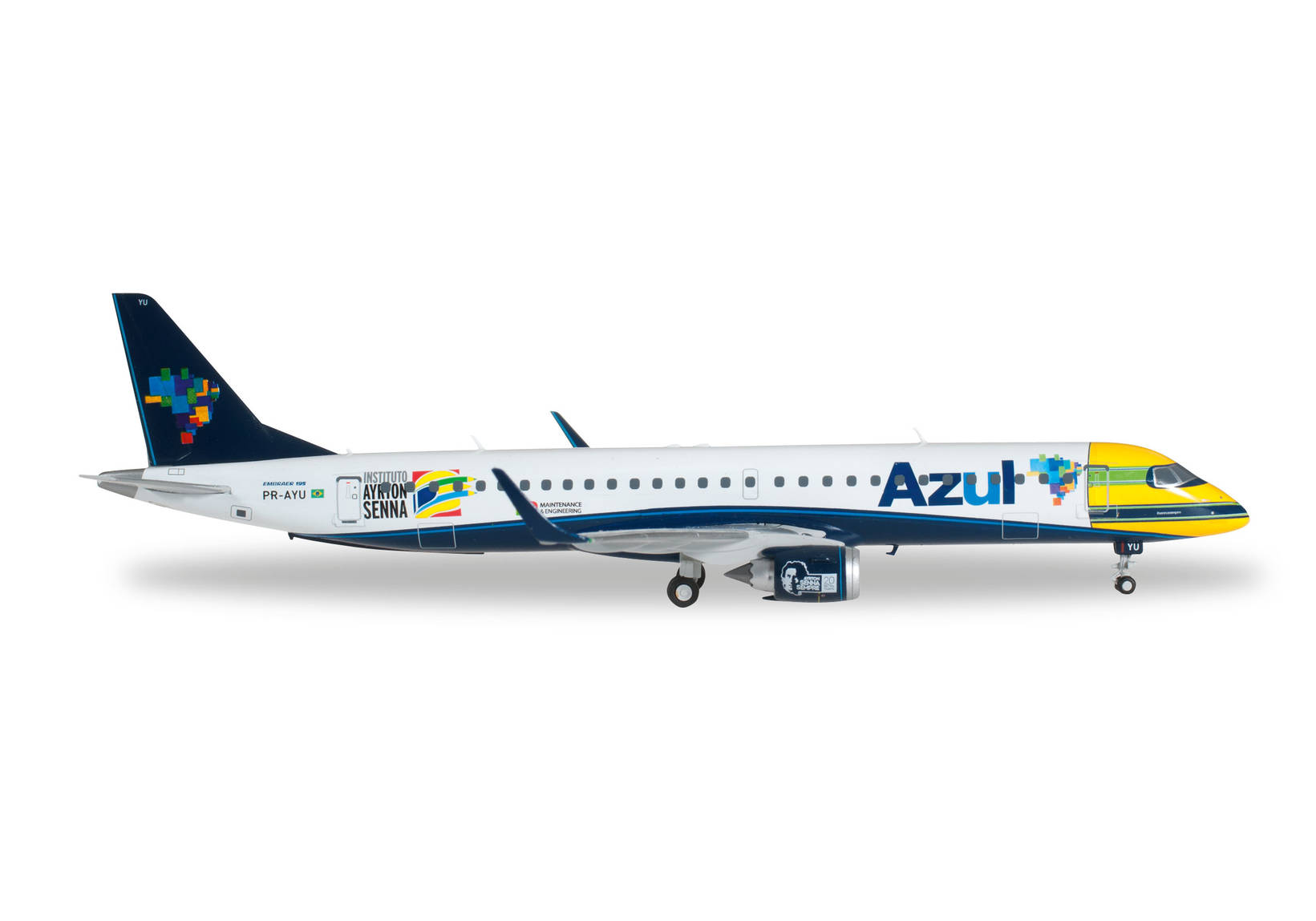 Azul Brazilian Airlines Embraer E195 "Ayrton Senna"