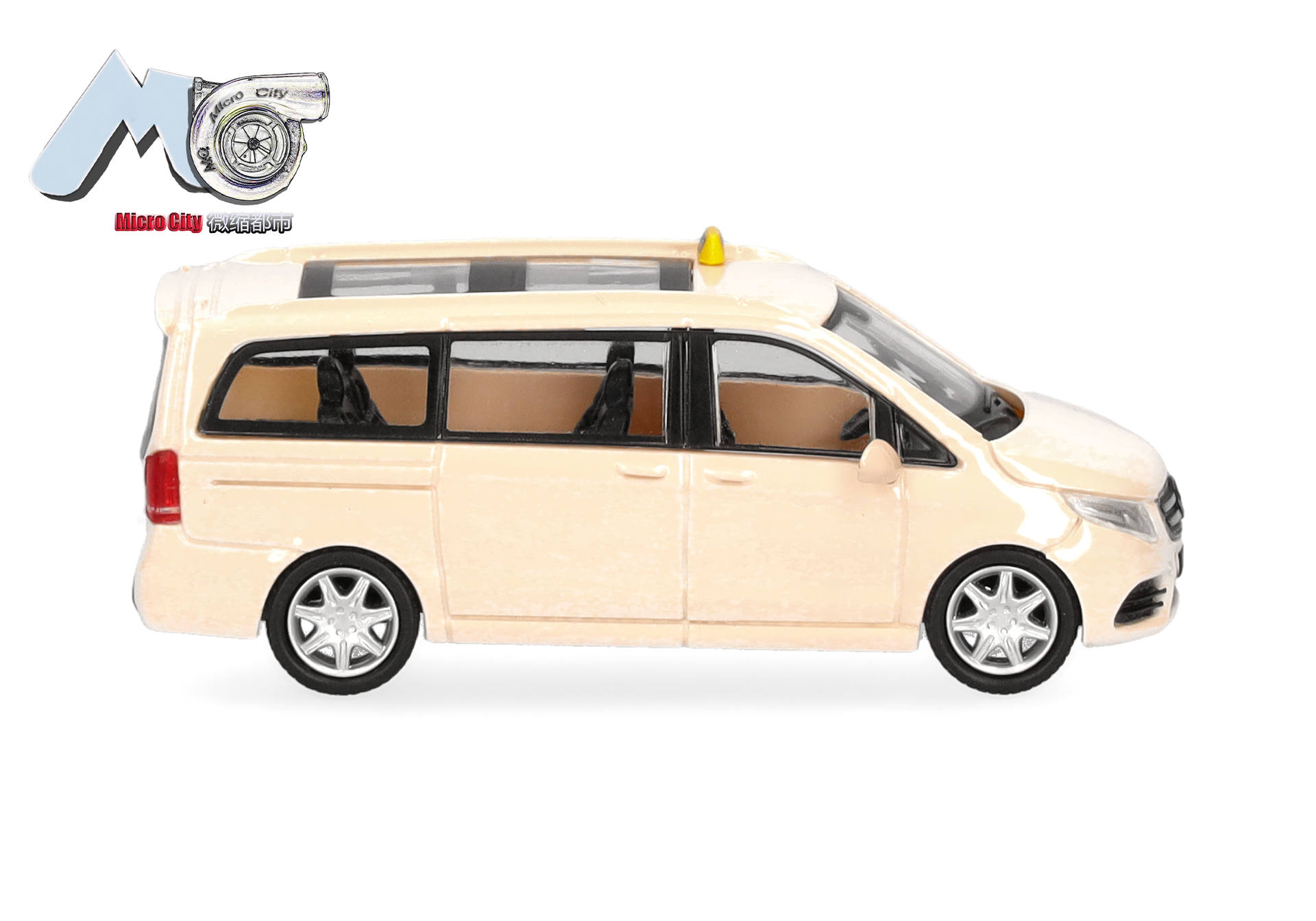 Minivan, Spielzeugauto, Van, Beige, Vierzylinder