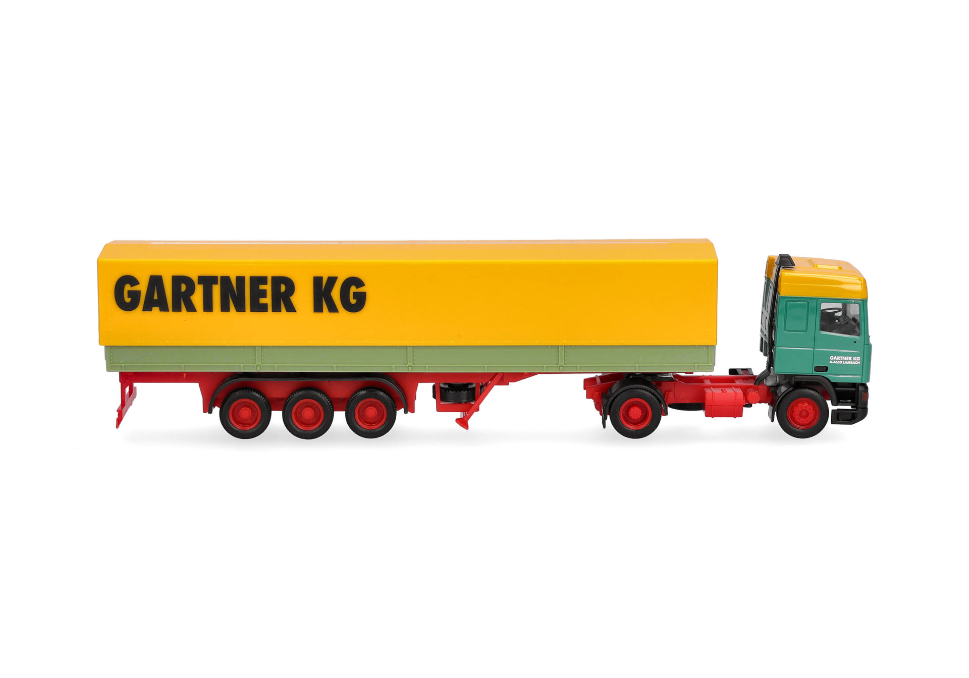 DAF 95 Spacecab curtain-sided trailer truck 2a/3a "Gartner"
