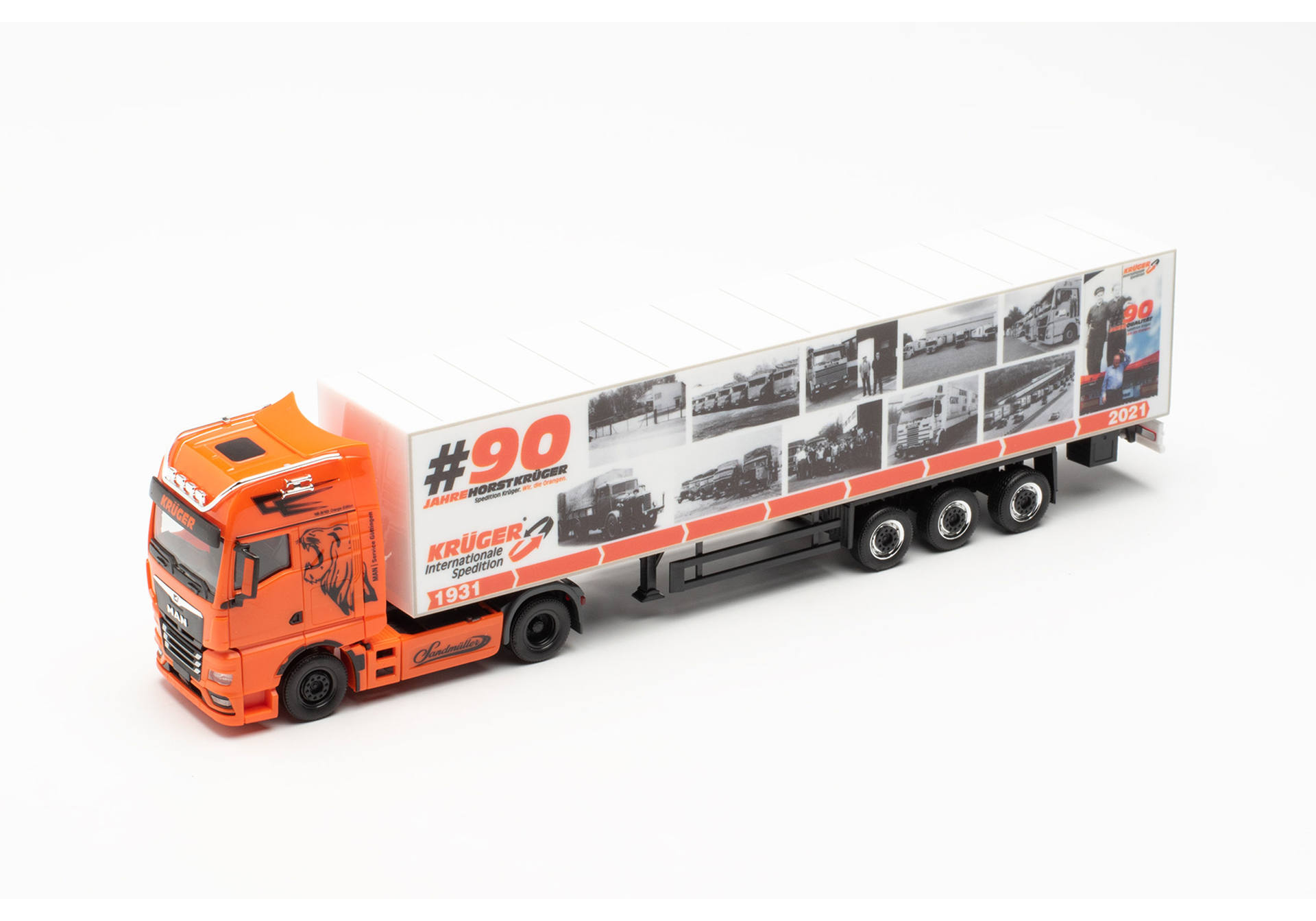 MAN TGX GX Koffer-Sattelzug „Krüger Internationale Spedition“ (Niedersachsen/Göttingen)