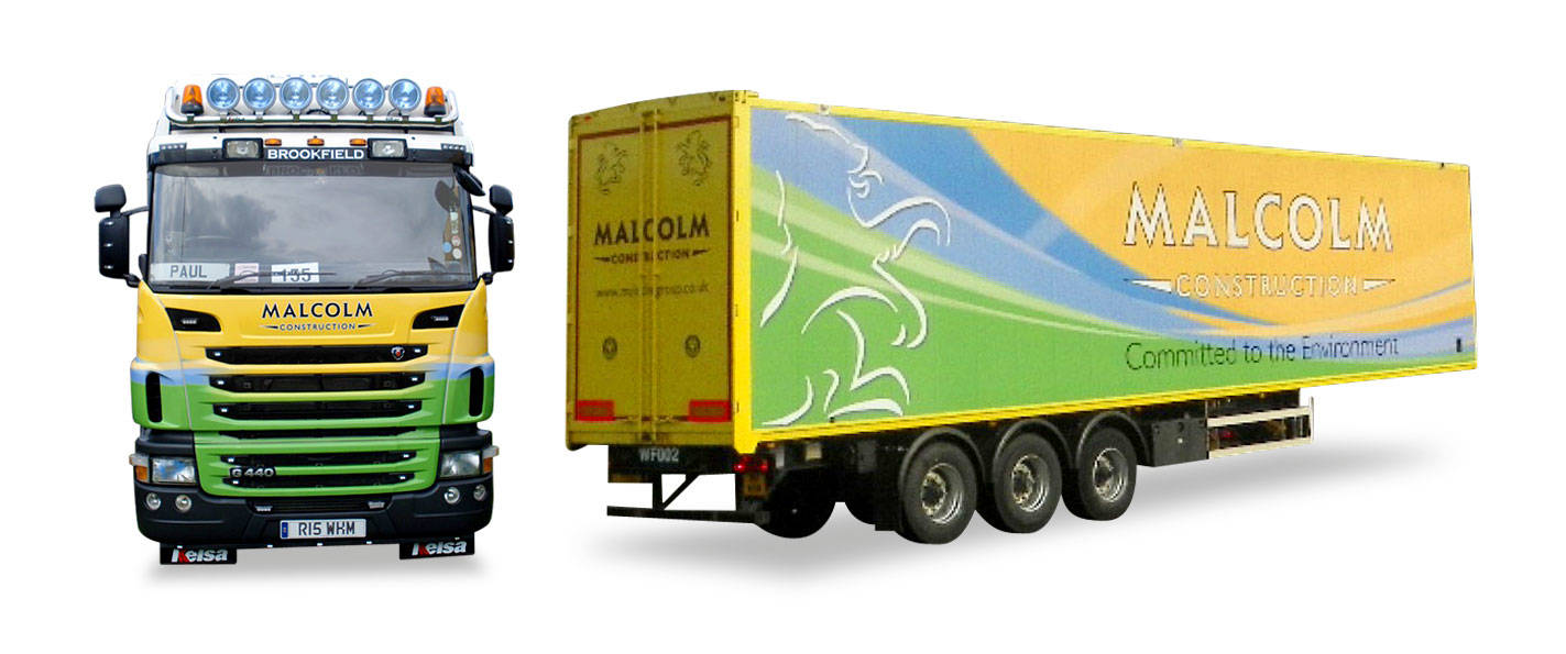 Scania R HL walking floor semitrailer "Malcolm"