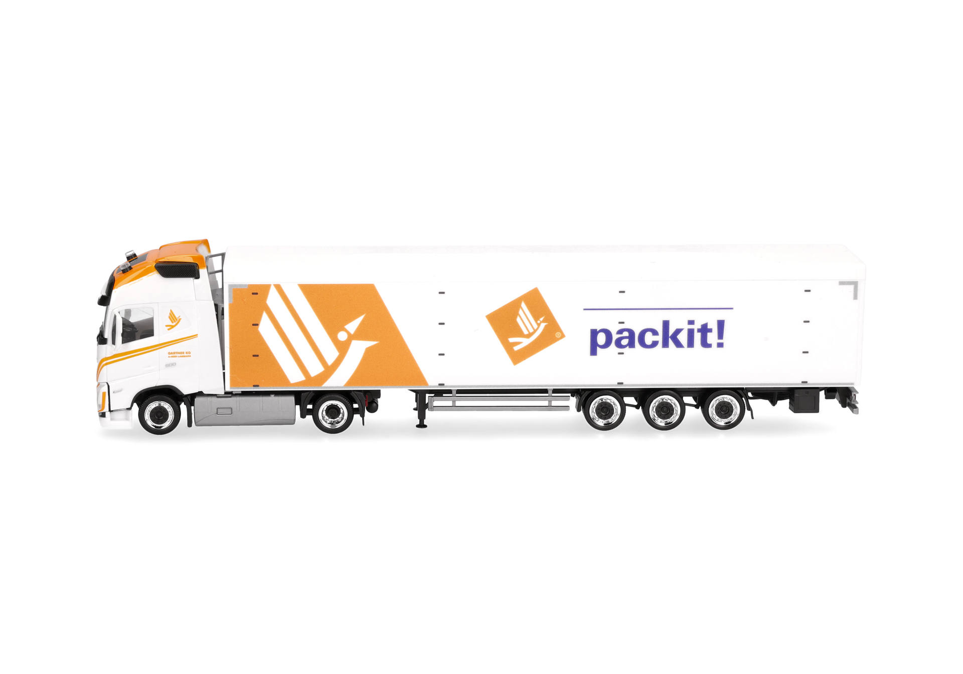 Volvo FH GL XL 2020 walking floor semitrailer truck "Pack it" (Austria)