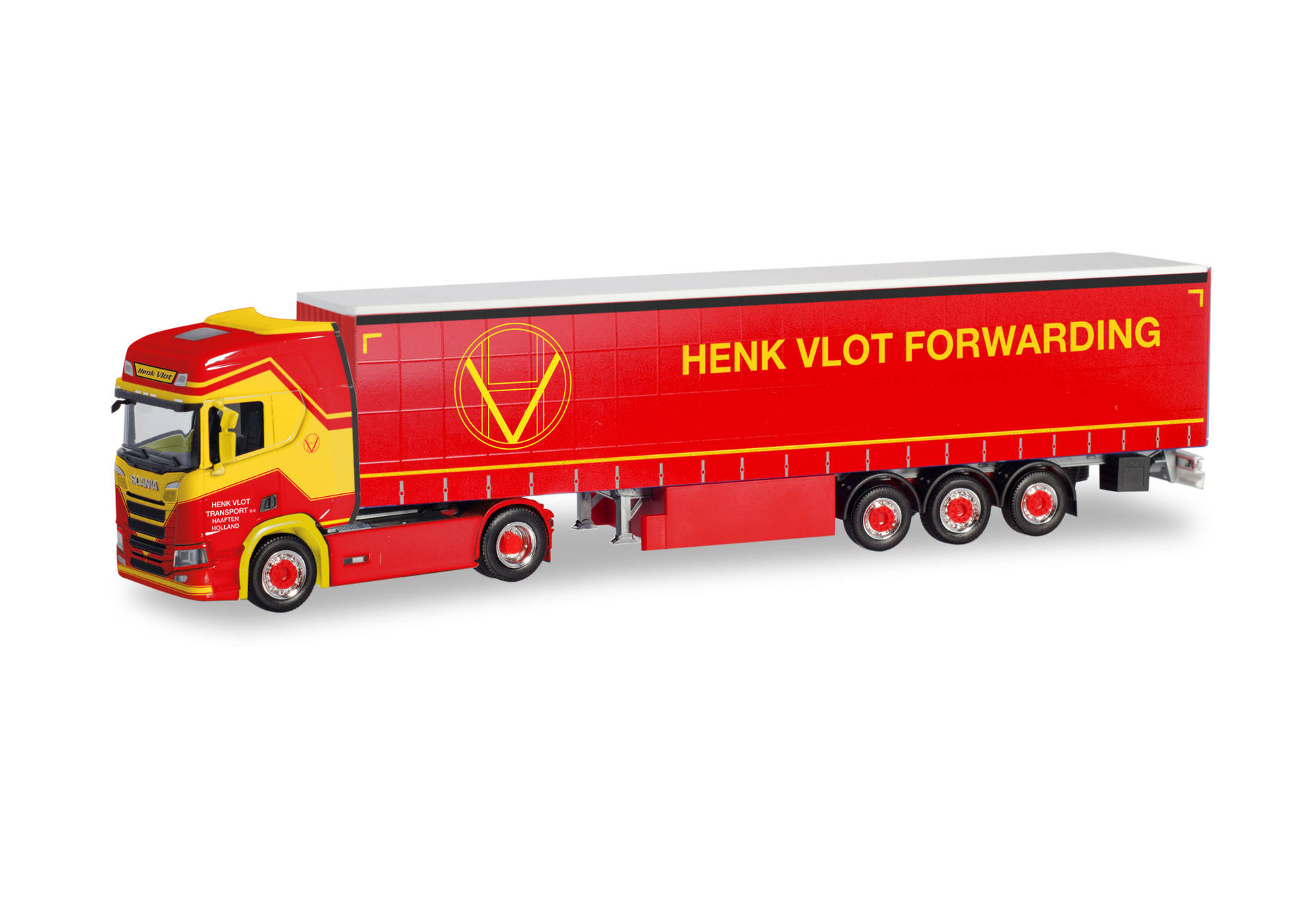 Herpa Scania Cs Hd Curtain Canvas Semitrailer Henk Vlot