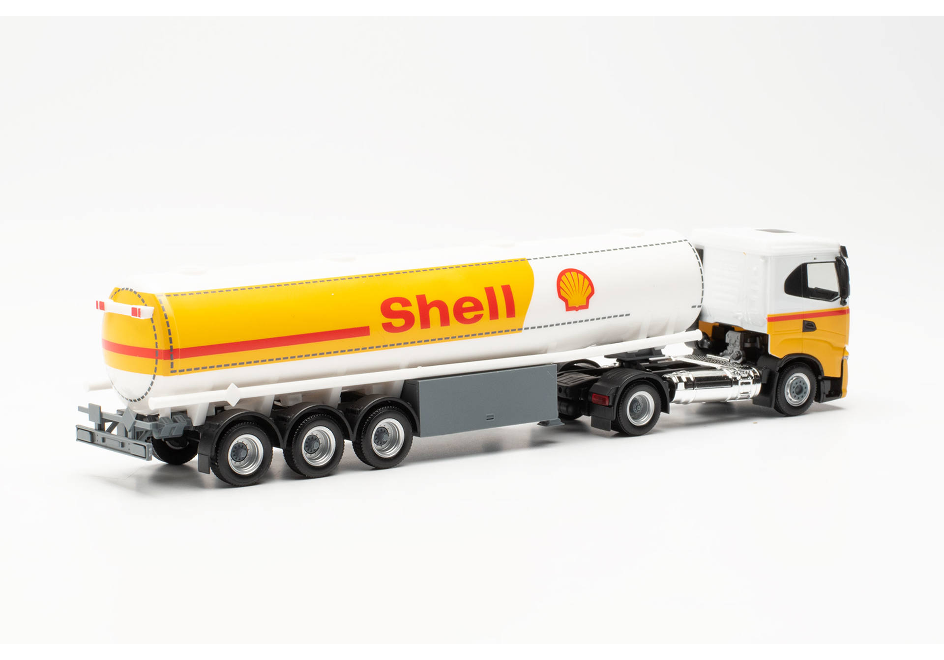 Iveco S-Way LNG Niedrigdach Benzintank-Sattelzug Shell