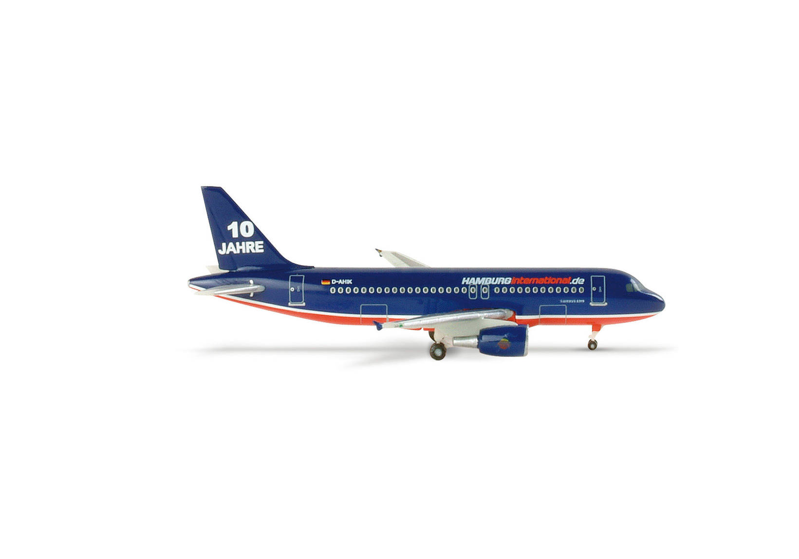 Hamburg International Airbus A319 "10 Jahre"