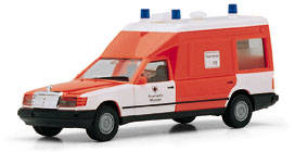Mercedes-Benz W124 Miesen ambulance van fire-emergency 112 model is in white