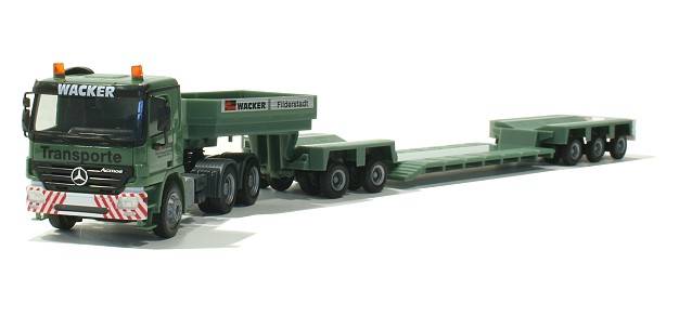 Mercedes-Benz Actros M Titan low boy semitrailer "Wacker"
