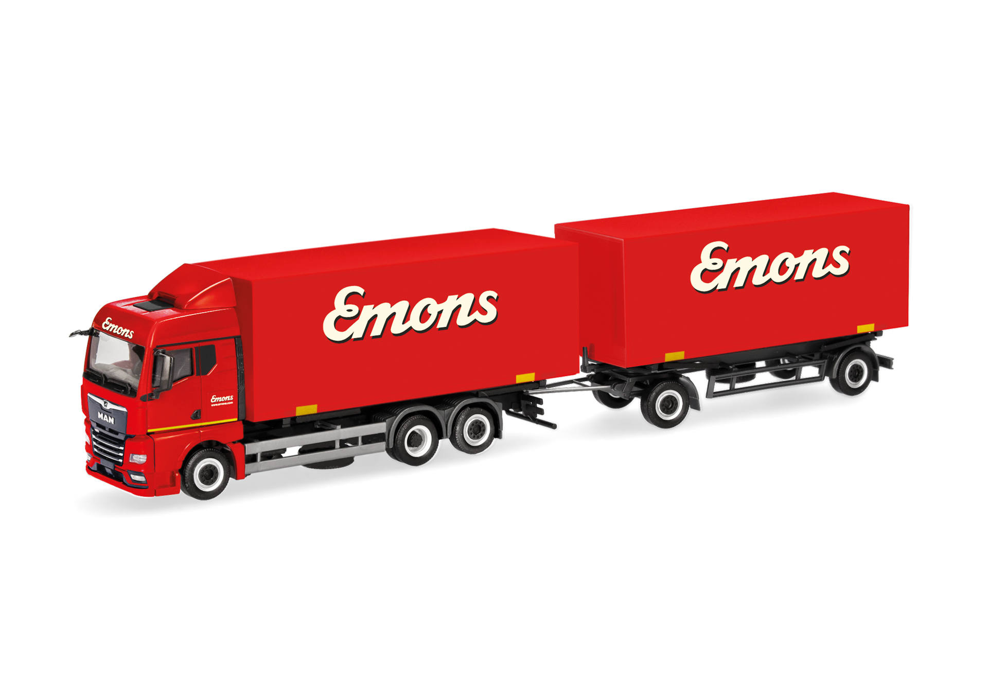 MAN TGX GM interchangeable box trailer "Emons"