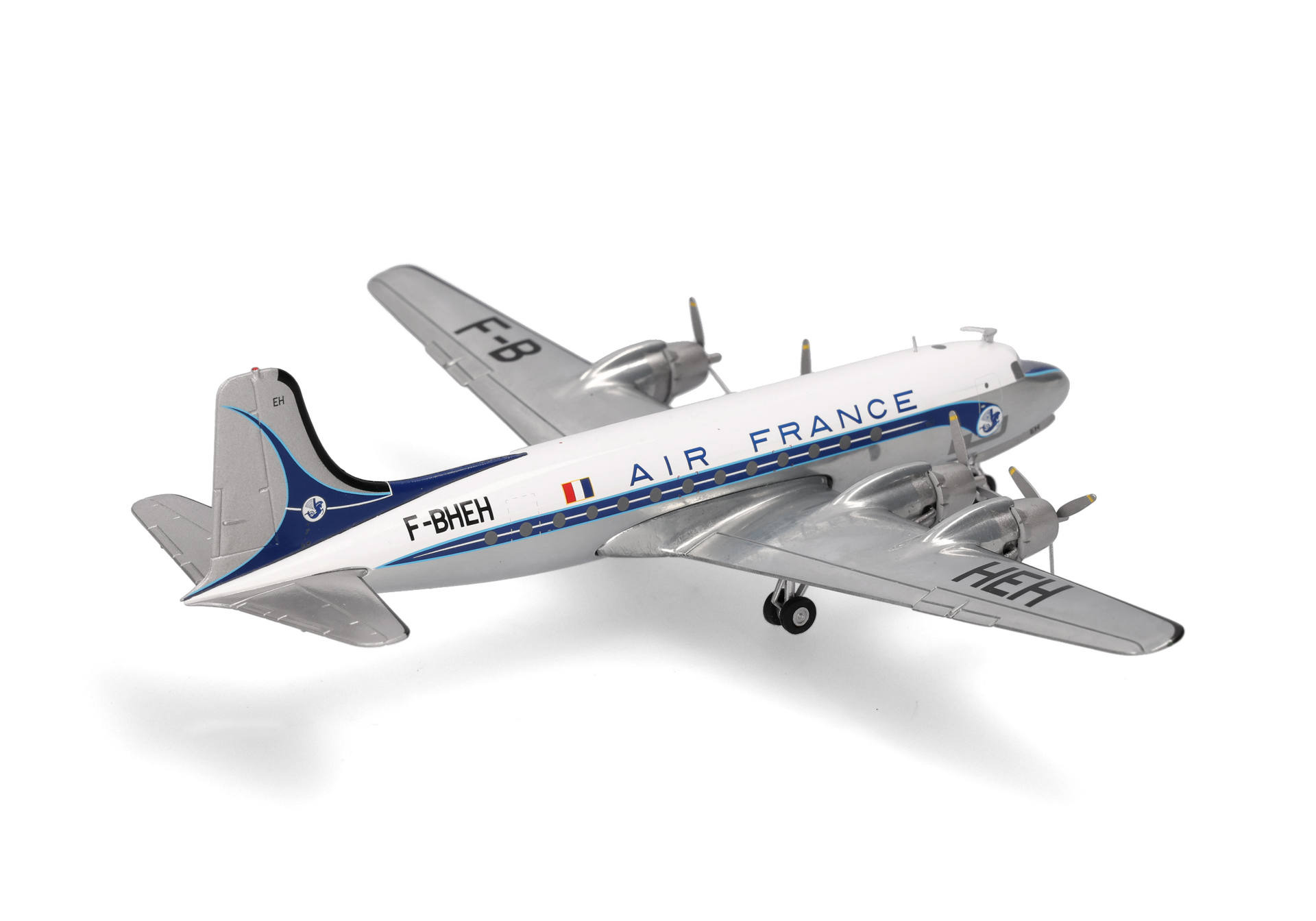 flugzeug, modellflugzeug, propeller, twin-engine, frankreich-lackierung