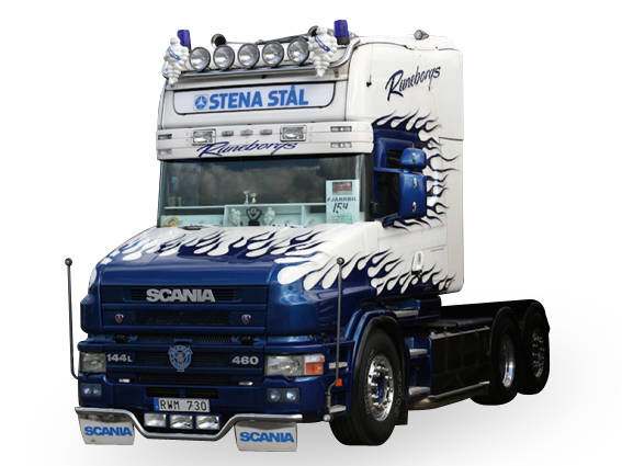 Scania Hauber Topline rigid tractor "Runeborgs"