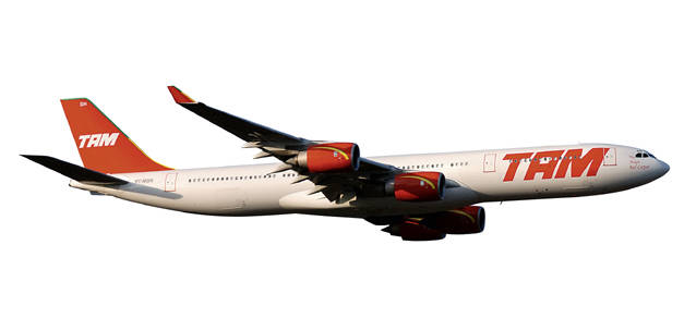 TAM Brazil Airbus A340-500. This item comes / came in Wooster branded packaging.