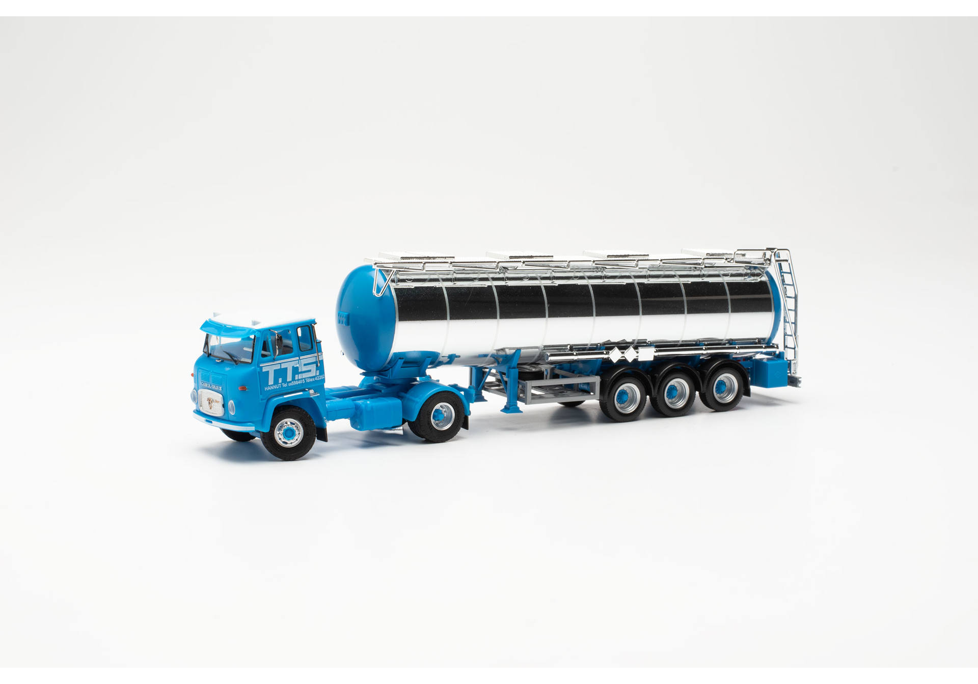 Scania LB 76 Chromtank-Sattelzug "TTS" (Belgien/Hannut)