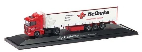 Scania 124 hl curtain plane saddle train 2a/3a