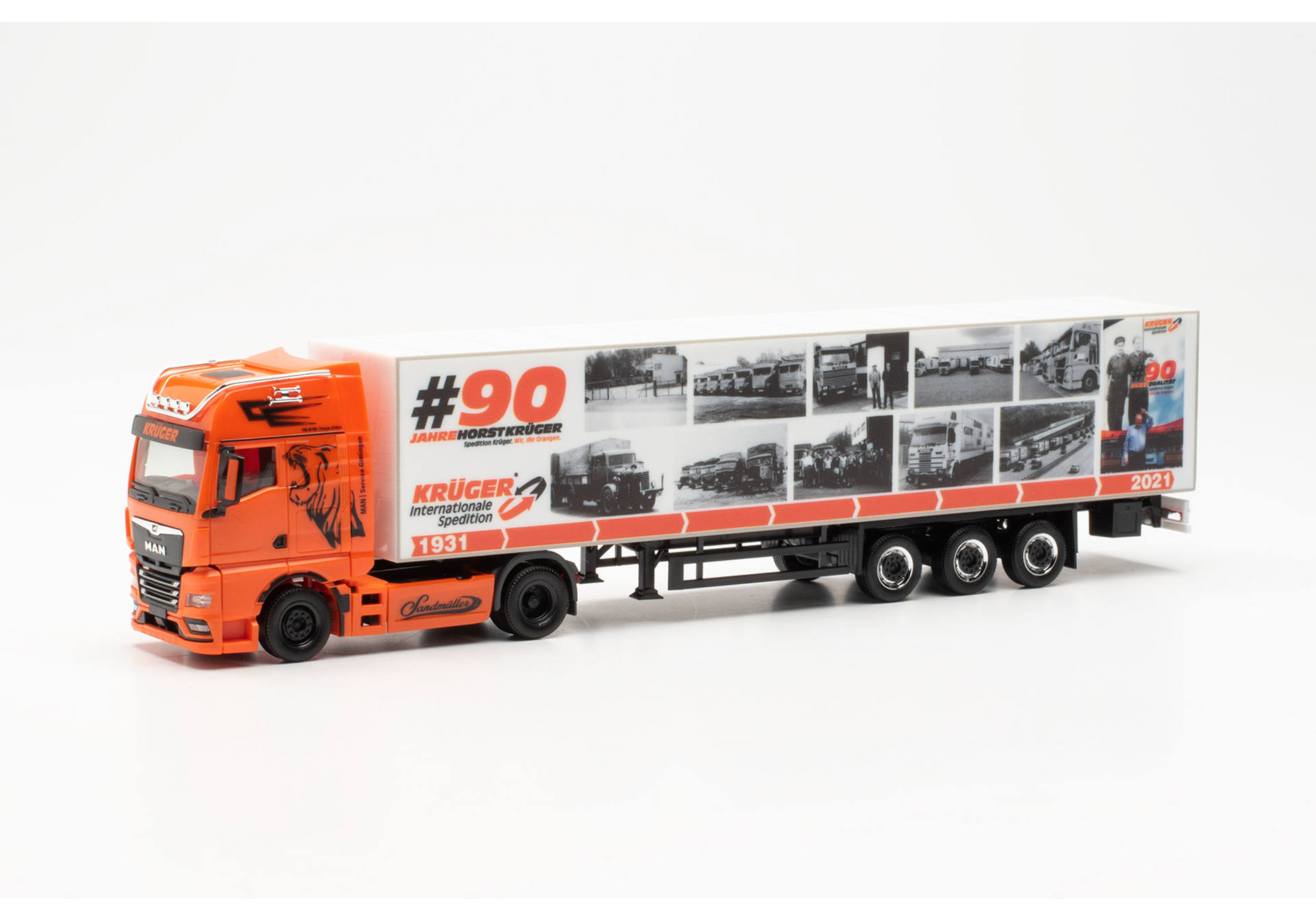 MAN TGX GX Koffer-Sattelzug „Krüger Internationale Spedition“ (Niedersachsen/Göttingen)