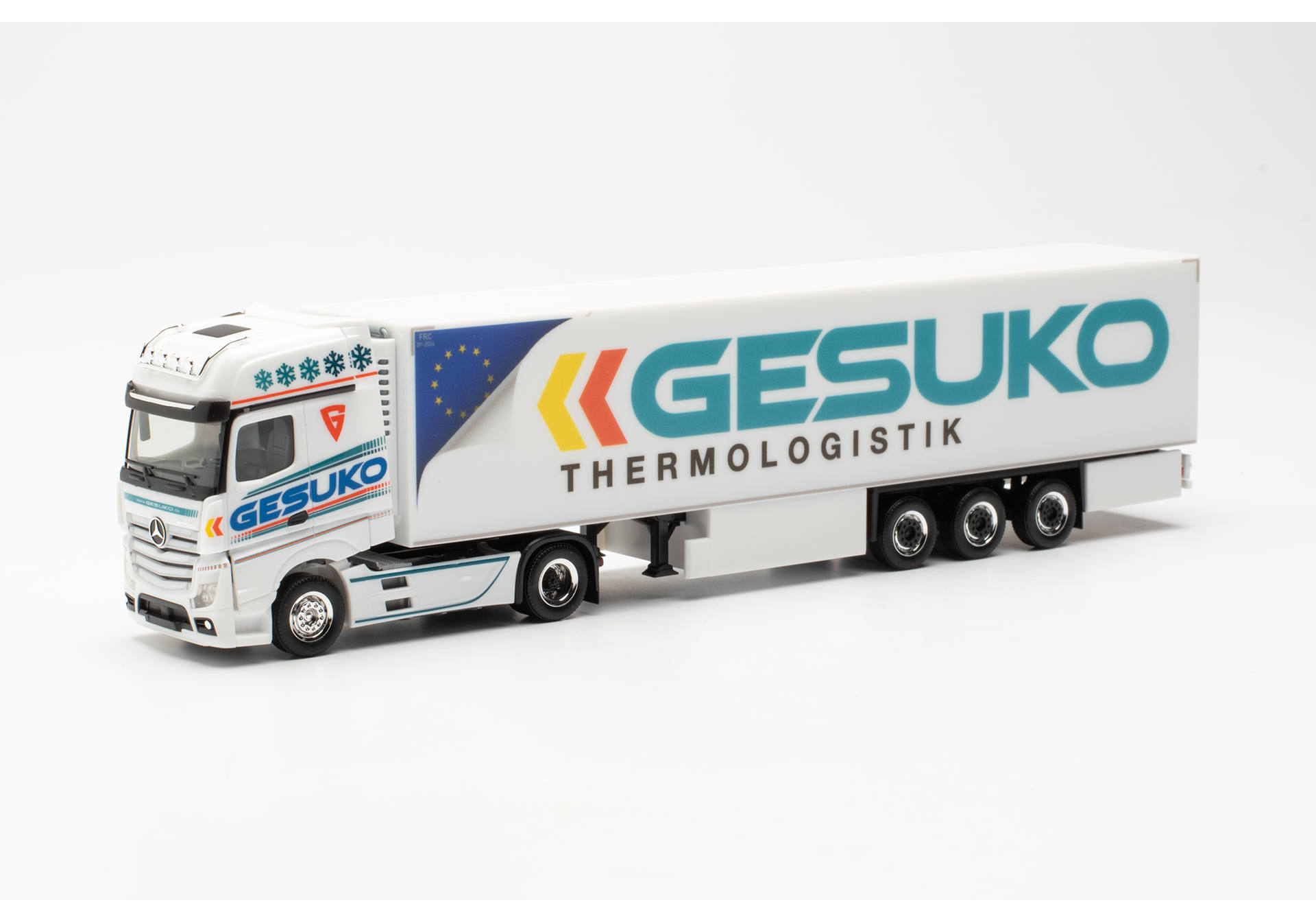 Mercedes-Benz Actros Gigaspace '18 Kühlkoffer-Sattelzug "GESUKO" (Hessen/Hauneck)