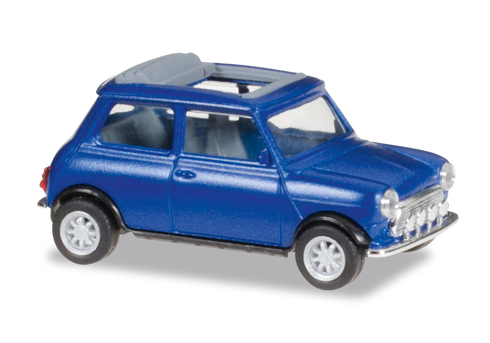 Mini Cooper, blaumetallic(Mit Rolldach und Zusatzscheinwerfern)