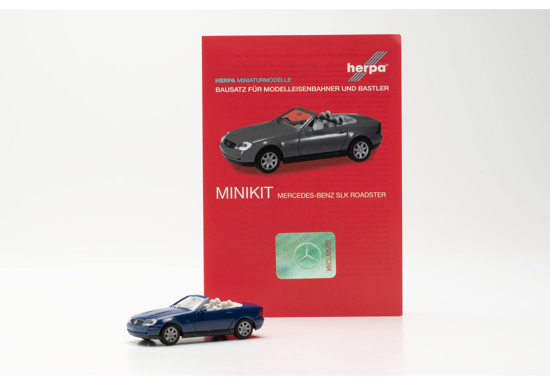 Herpa MiniKit: Mercedes-Benz SLK Roadster, saphirblau