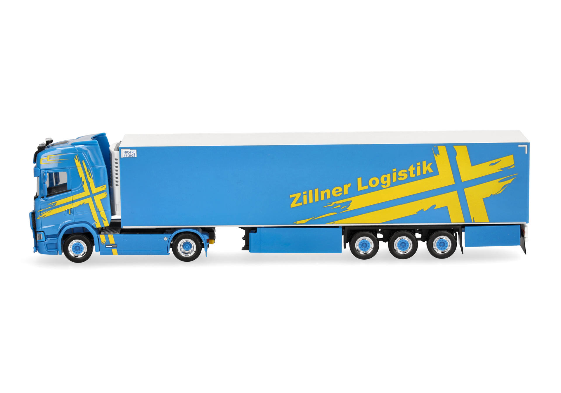 Scania CS 20 HD refrigerated box semitrailer truck "Zillner" (Bavaria/Hauzenberg)