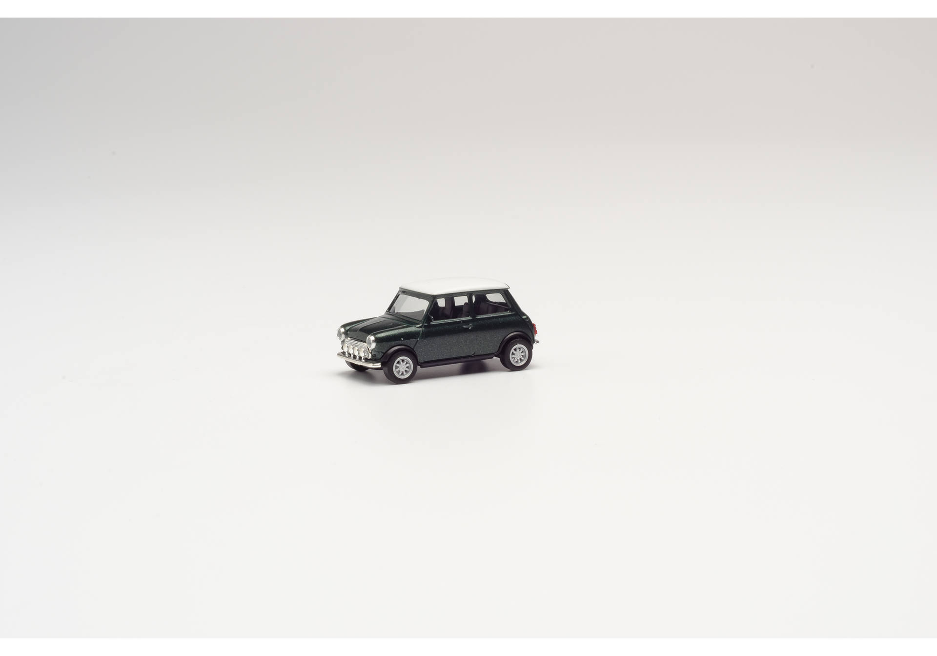 Mini Cooper with additional headlights