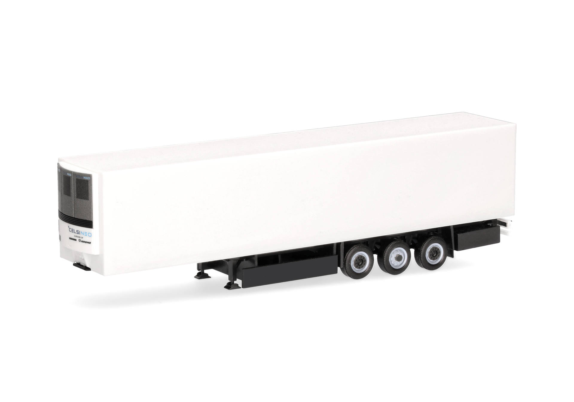 Krone E-Trailer refrigerated trailer, 3axles, white