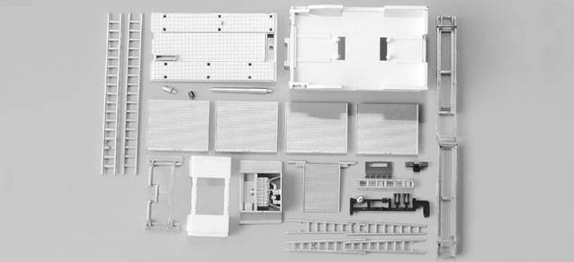 Body for LF 20/16 white / silver Content: 2 pcs.