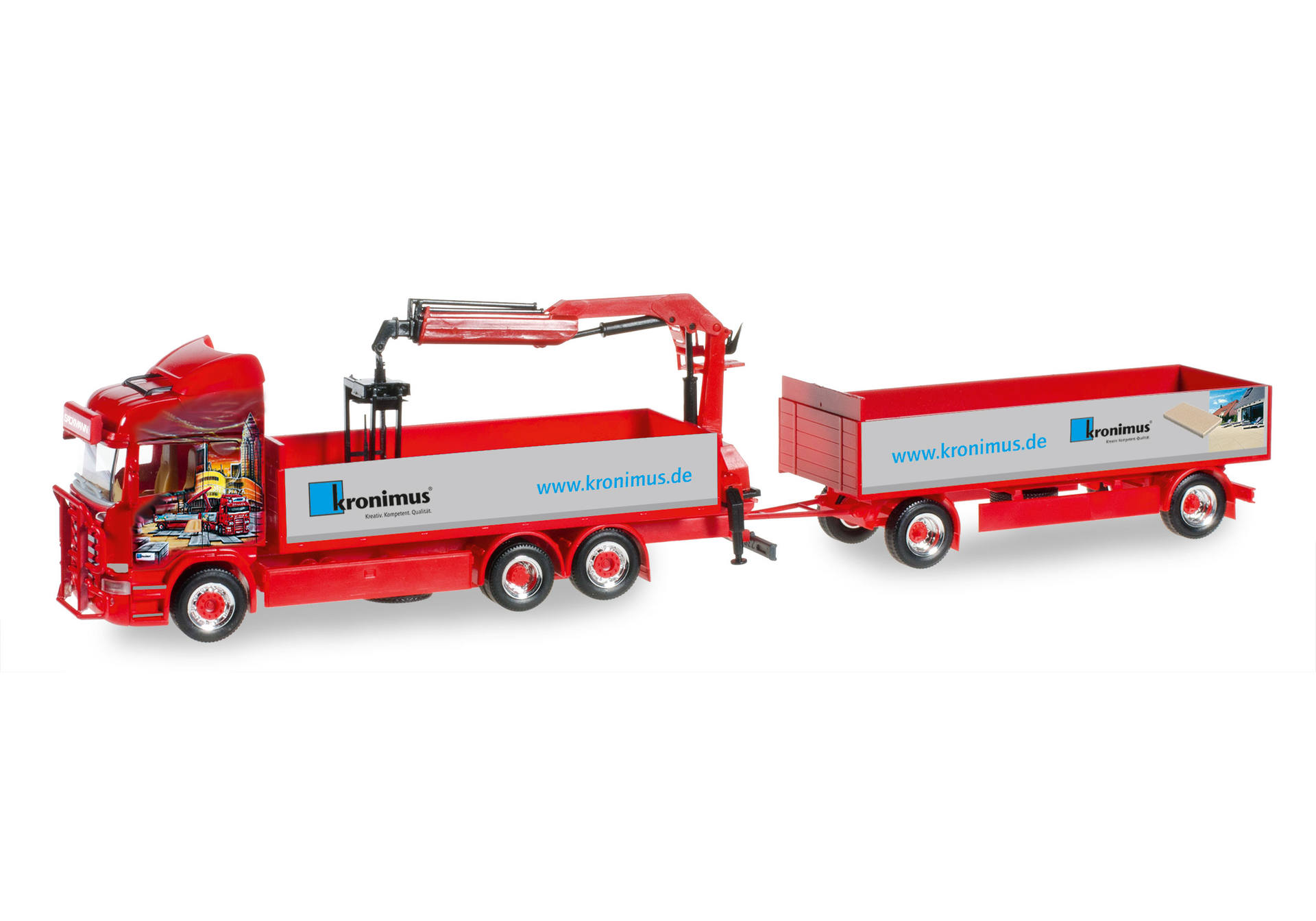 Scania R Baustoff-Hängerzug "Sackmann"