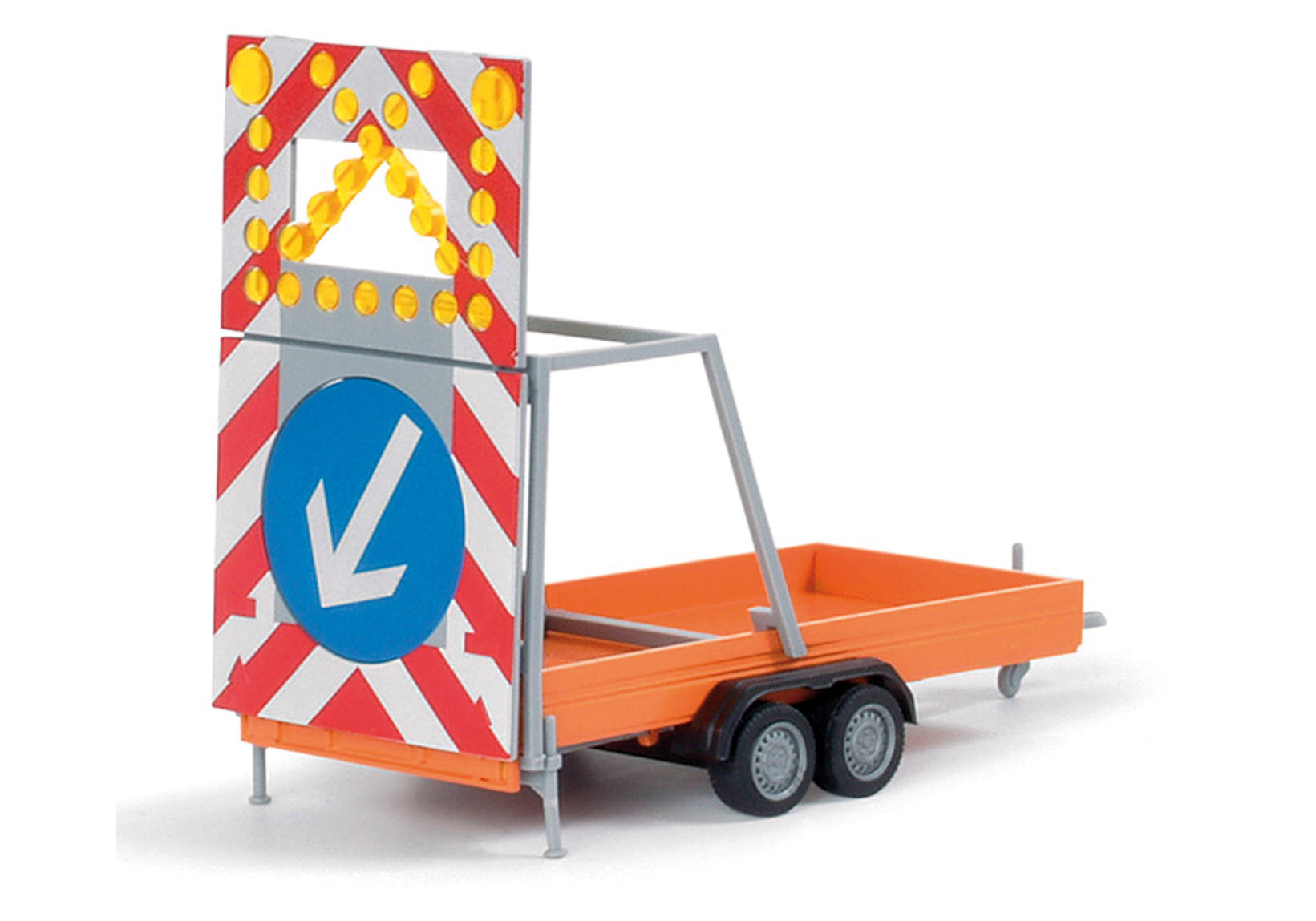safety traffic Trailer, silver