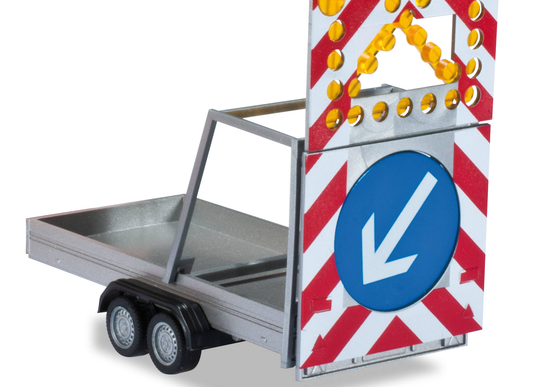 safety traffic Trailer, silver