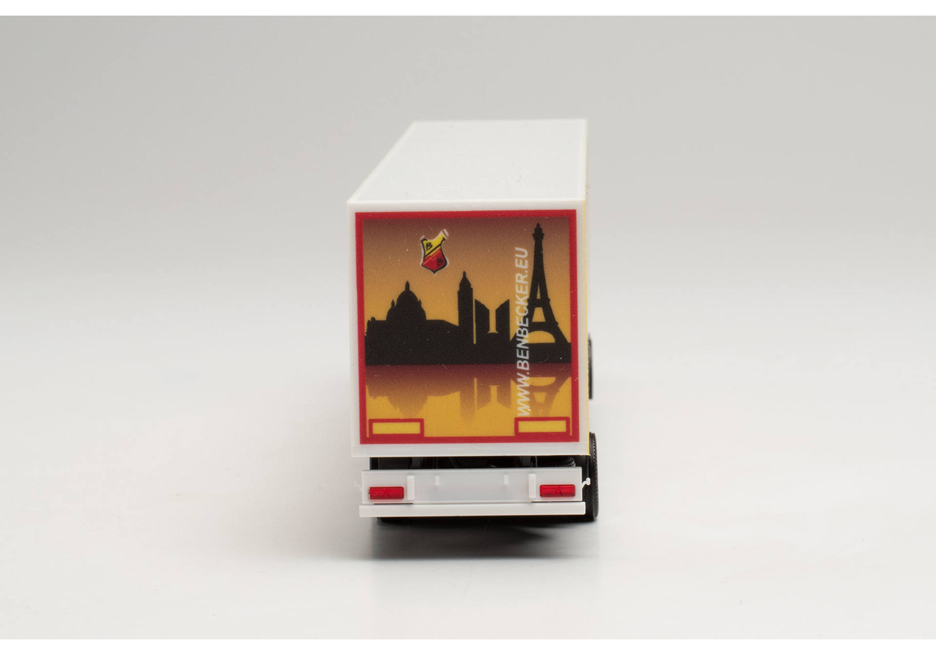 Scania CR 20 high roof 6×2 box semitrailer "Ben Becker"