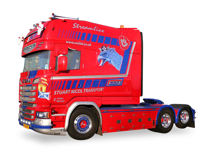 Scania R 2013 Longline 6x4 rigid tractor "Stuart Nicol"