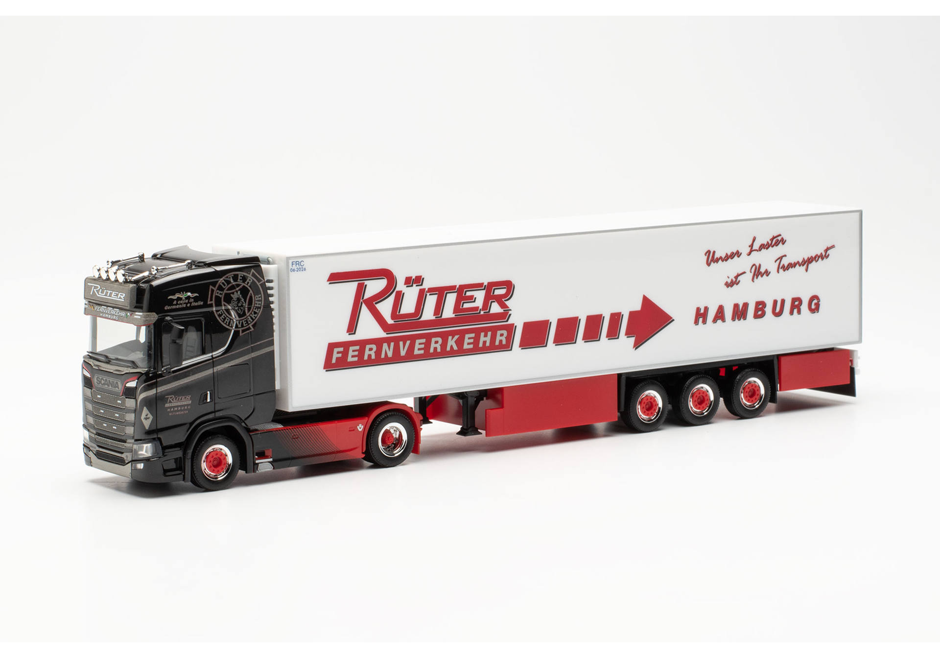 Scania CS 20 HD refrigerated box semitrailer "Rüter Transporte"