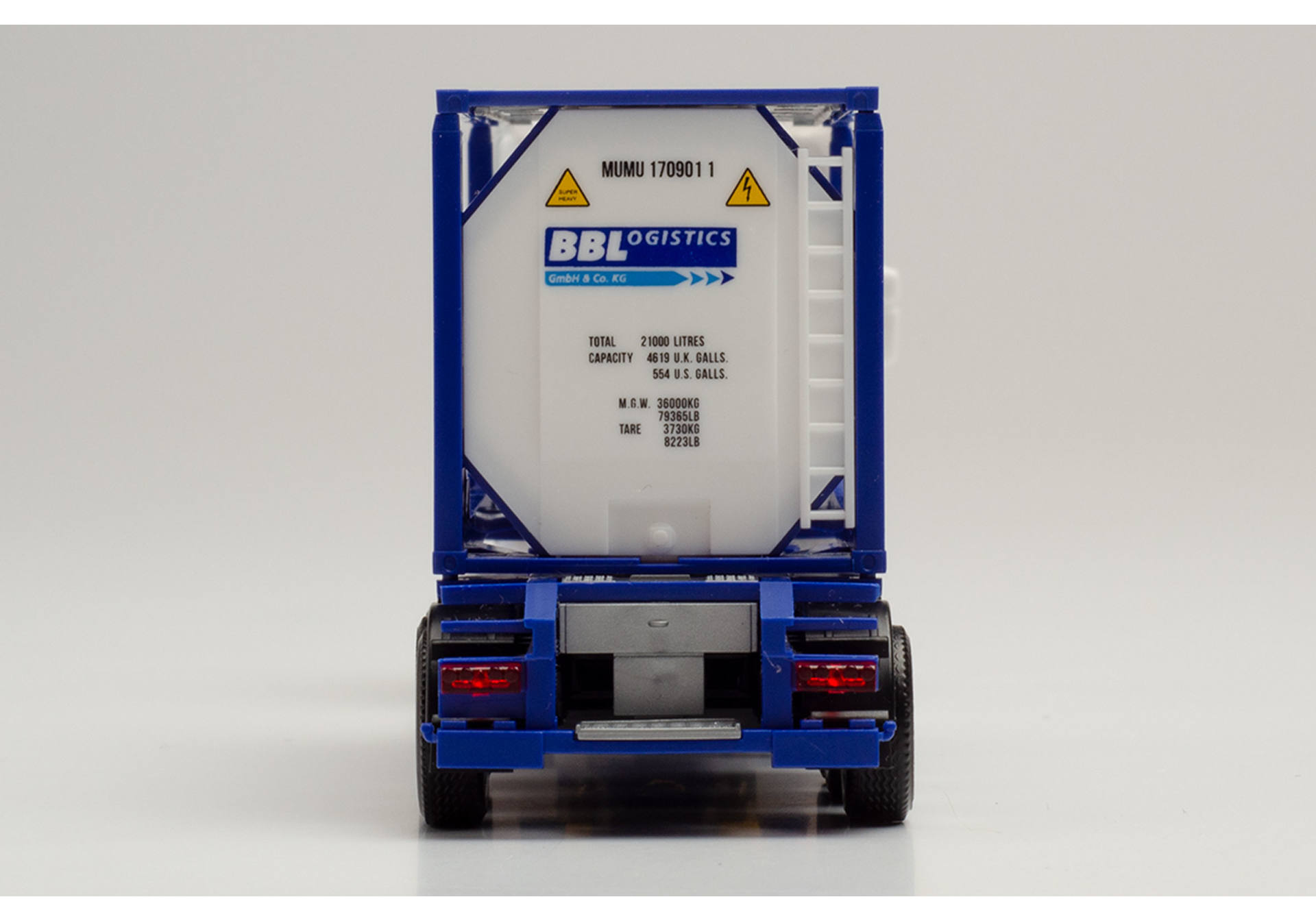 Scania CS 20 HD tank container semitrailer „BBLogistics“