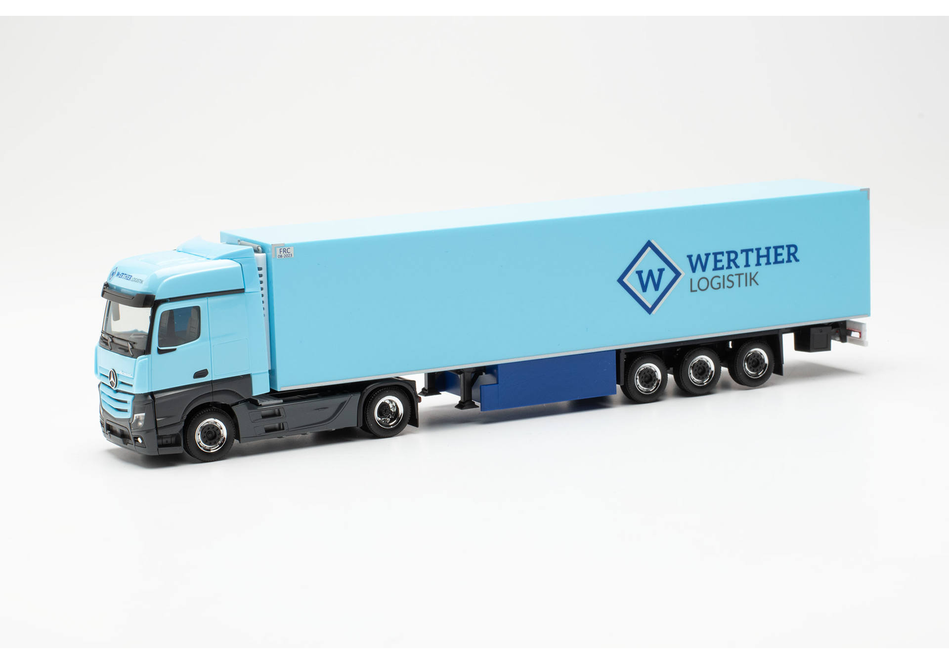 Mercedes-Benz Actros L 18 Bigspace refrigerated box semitrailer "Werther Logistik"