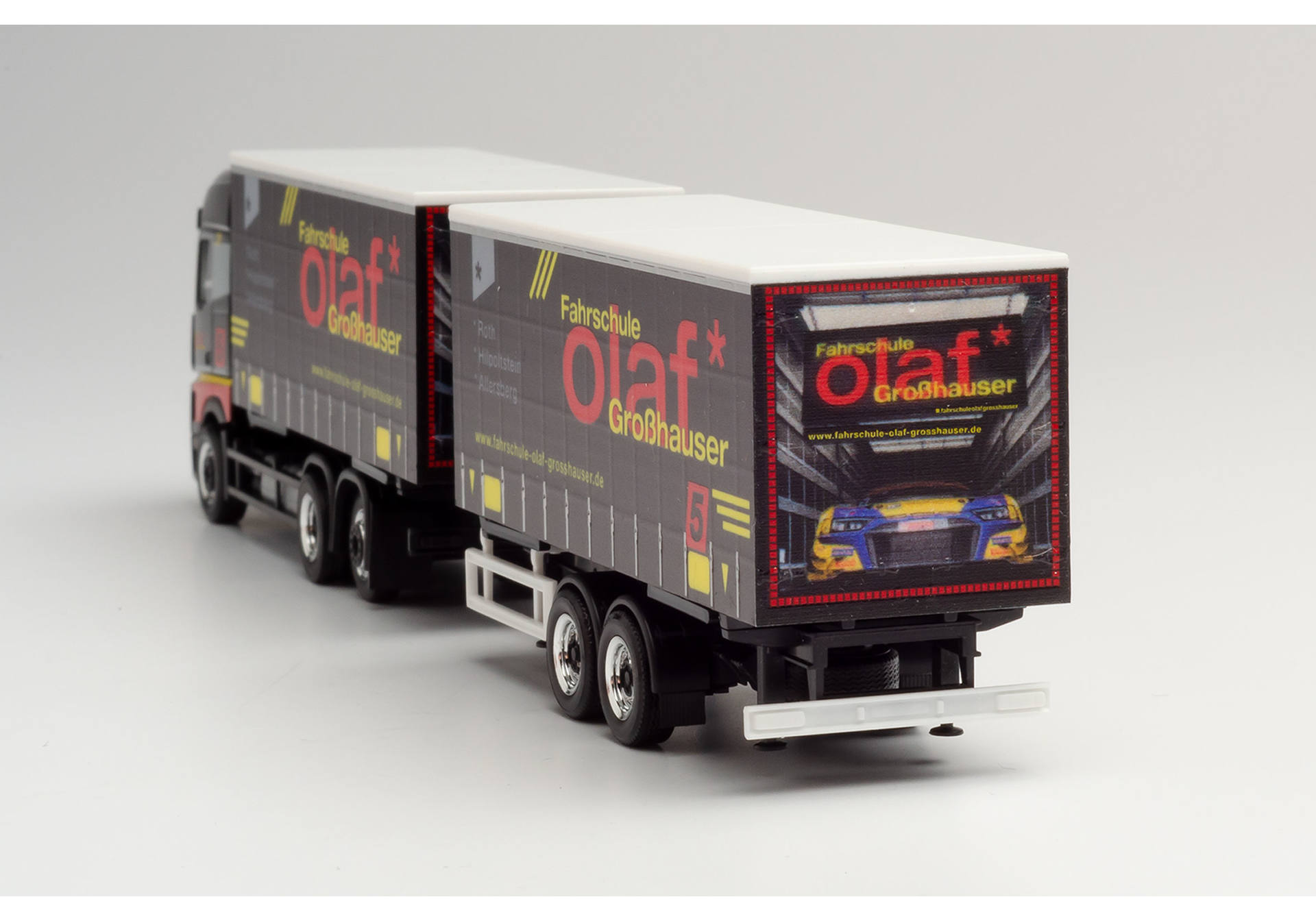 Mercedes-Benz Actros Tandem- Hängerzug „Fahrschule Olaf Großhauser“